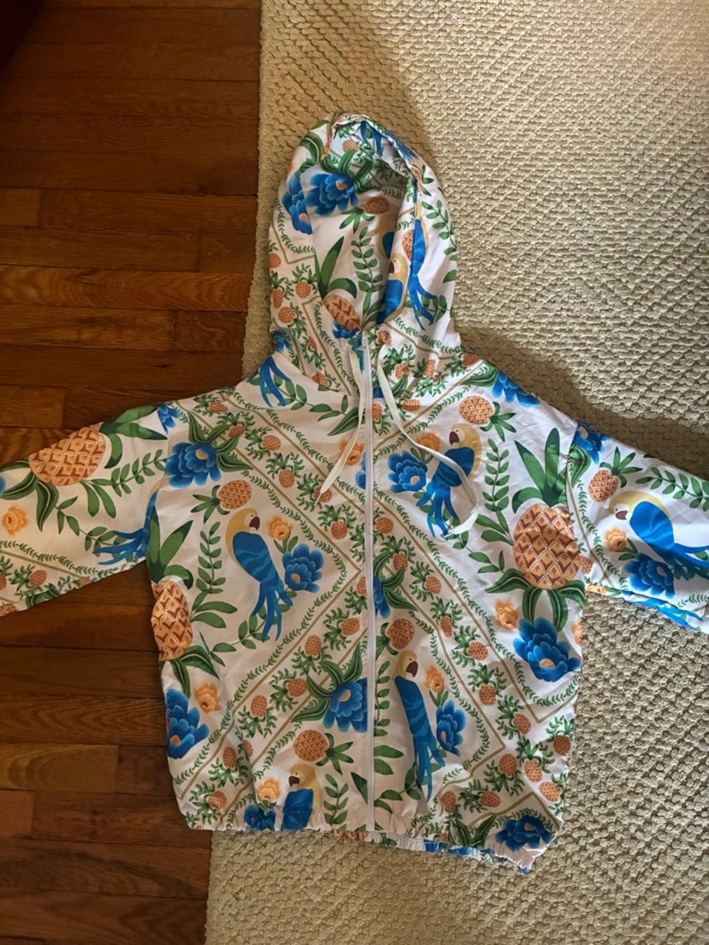 Brazilian Zip up windbreaker farm Rio dupe